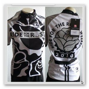 NWT Giordana Bike Jersey Ride for the Roses LIVESTRONG 2010  short sleeve Italy